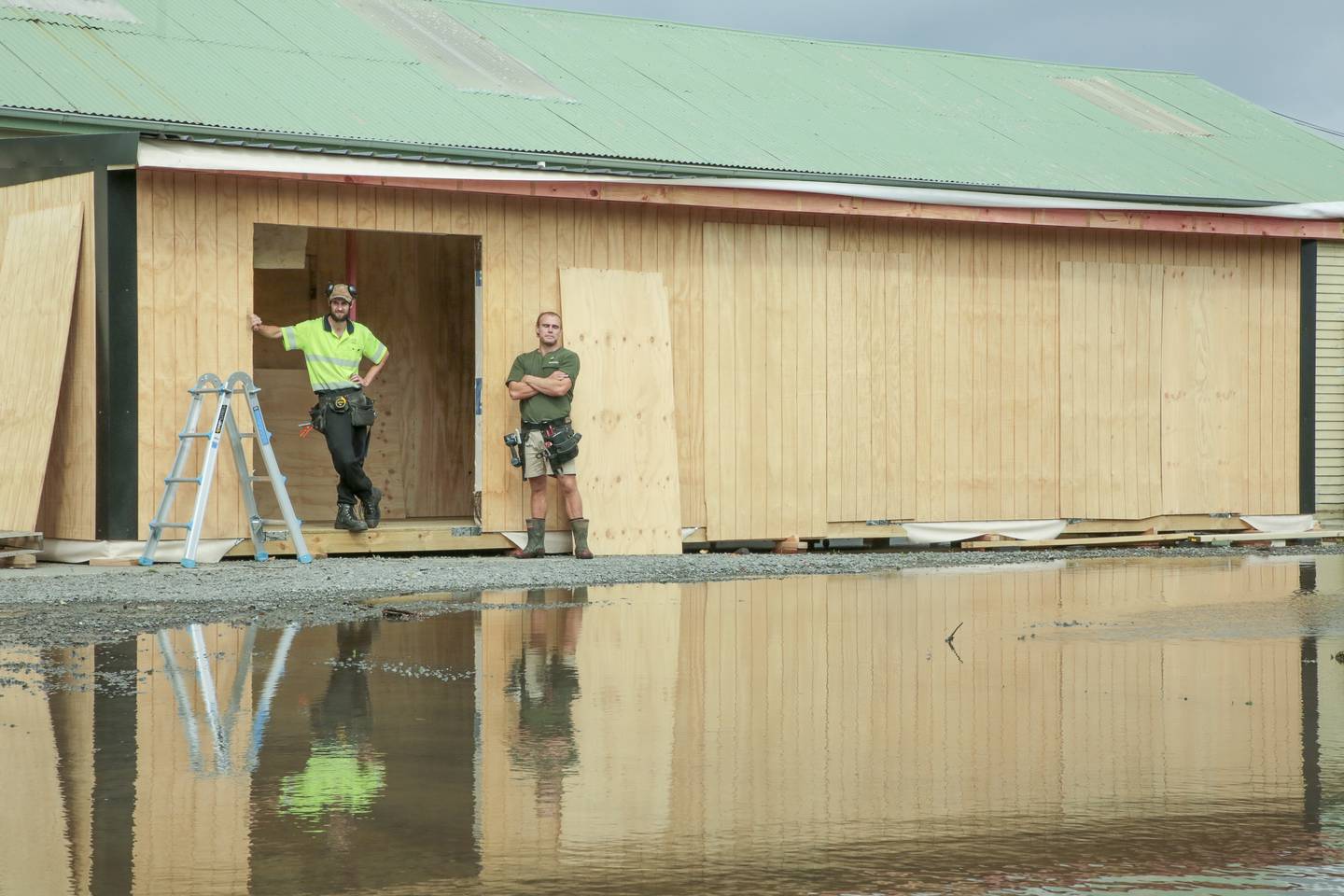 Cyclone Gabrielle aftermath: Good Wood, back on the tools while surrounded by water