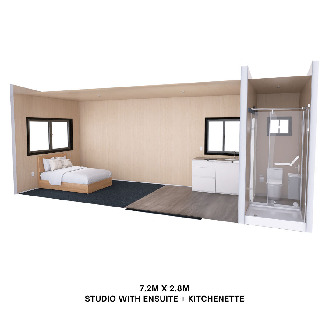 7.2m Studio with Ensuite