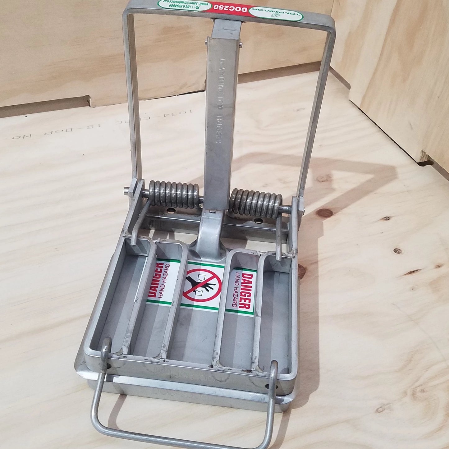 DOC250 Stainless Steel Trap Mechanism