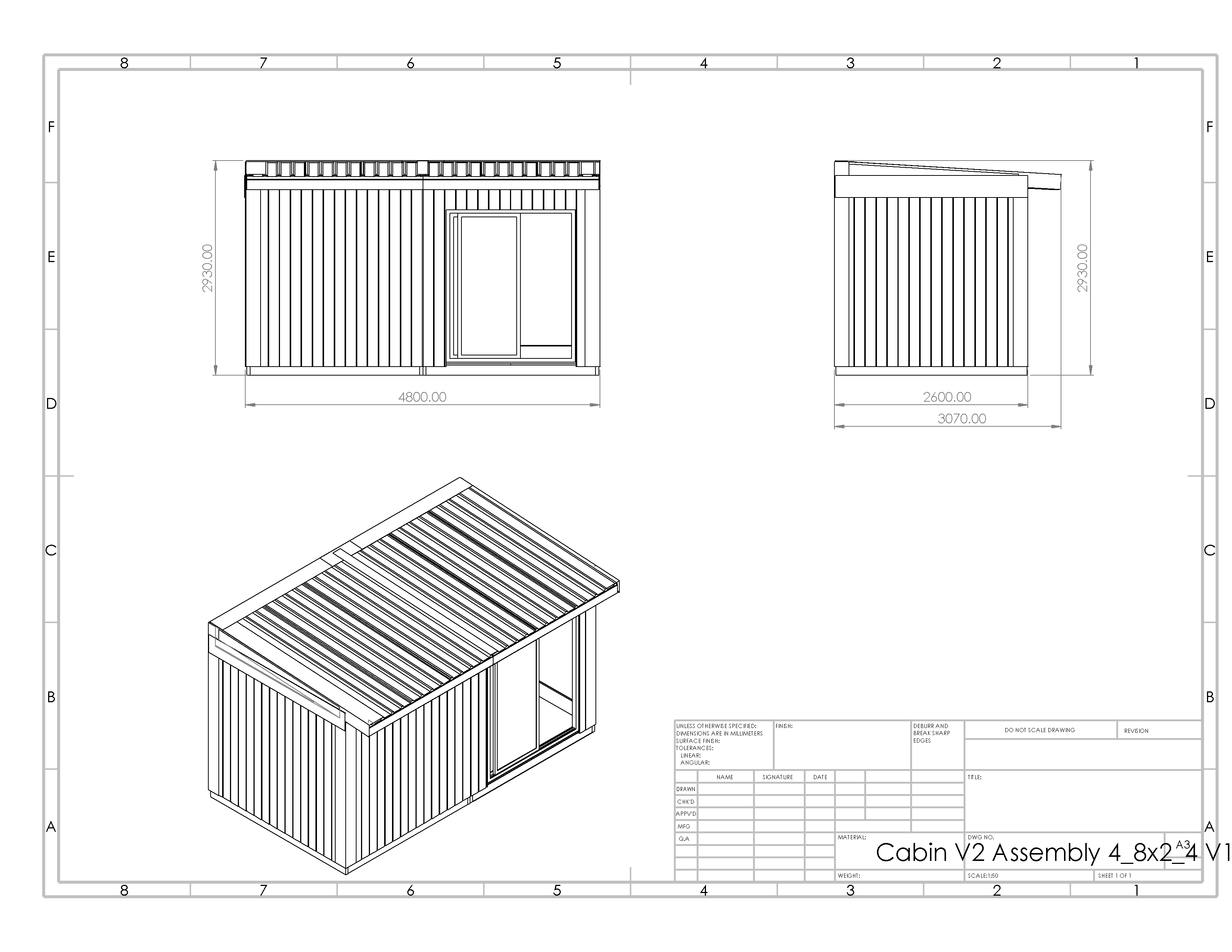 Kererū Cabin 4.8m x 2.4m