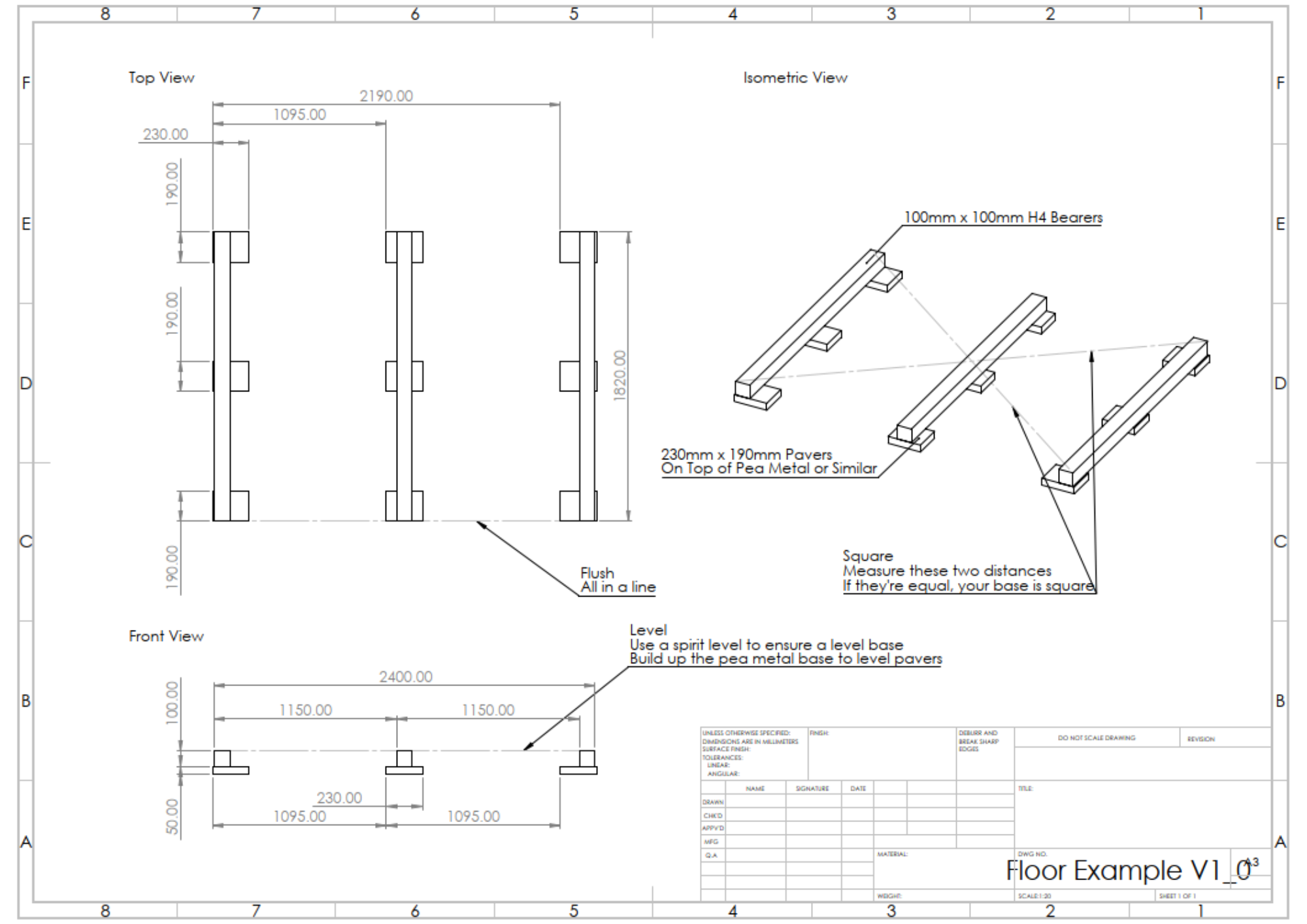 2.4m Wood Shed